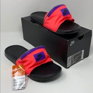 NIB Nike Benassi JDI Fanny Pack Slides